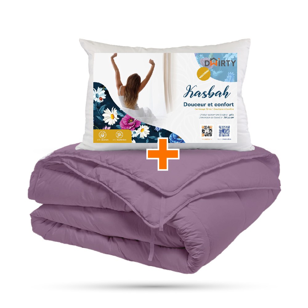 Pack couette BTS : Couette ECO Édition Limitée - Violet