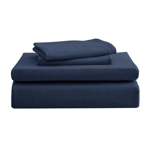 Housse Couette Bleu Nuit + Taies d'oreillers Offerts  -Doux & Antiallergique - // Offre 2024