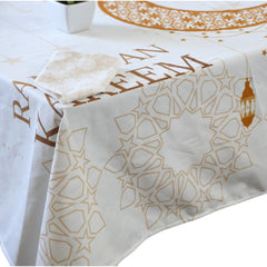 🌙 "Éclat du Ramadan" - Nappe Élégante pour une Table Festive 🌙