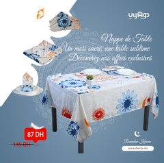 🌙 Nappe de table "Éclats d'Orient" - Spécial Ramadan 🌙