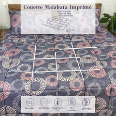 Couette imprimée Malabata Micro-gel  Farah + Taie d'oreiller Offerts -50% // BF2024